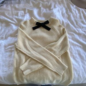 Jcrew bow sweater